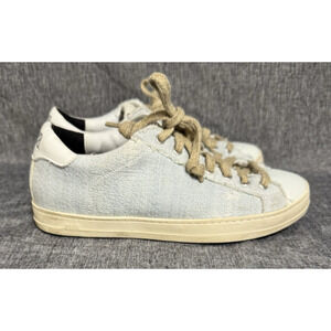 P448 Womens John Low-Top Denim Sneaker, Size 37/US 7